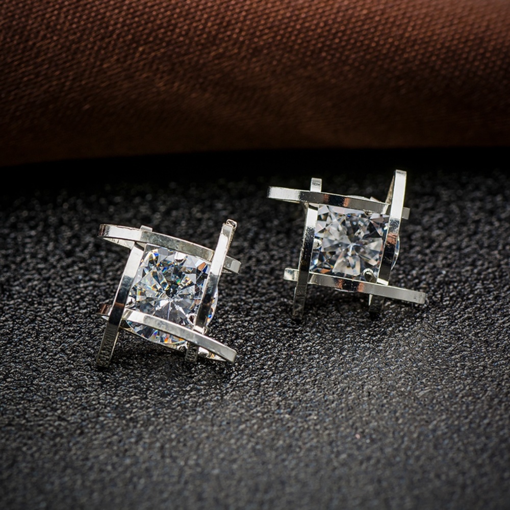 ❤️4 for $20 Sale Elegant stud earring gold/sliver - Picture 4 of 5